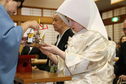 Wedding ceremony—a HBS couple creating a new family under the protection of Gohonzon