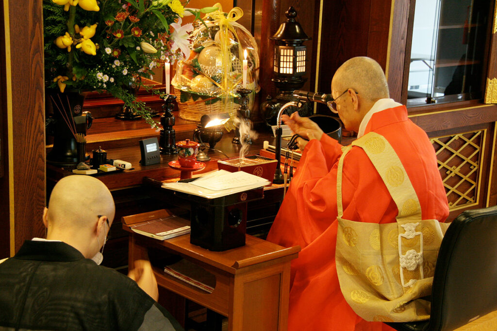 Higan-e—Buddhist memorial service to pray for the repose of departed soul