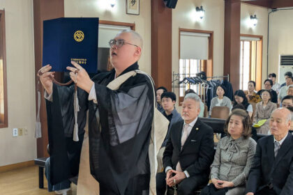 清風寺〈令和8年6月『今月のことば』〉「鄭 蕙松師の誓い—韓国鶴松寺にて新佛立教務が誕生」