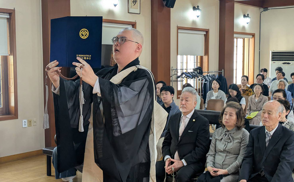 清風寺〈令和8年6月『今月のことば』〉「鄭 蕙松師の誓い—韓国鶴松寺にて新佛立教務が誕生」